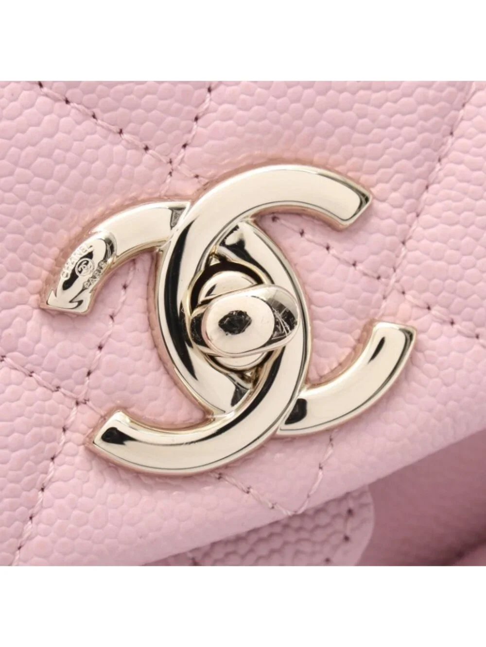 Chanel Backpack Small Pink Caviar Leather Quilted Chain